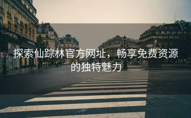 探索仙踪林官方网址，畅享免费资源的独特魅力