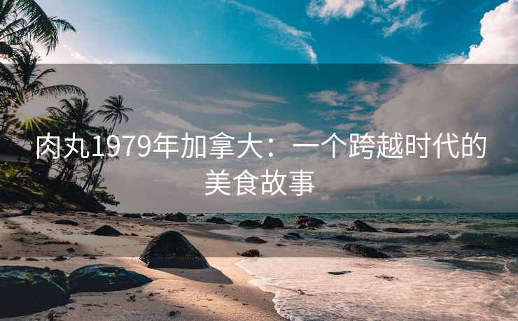肉丸1979年加拿大：一个跨越时代的美食故事