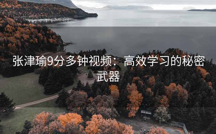 张津瑜9分多钟视频：高效学习的秘密武器